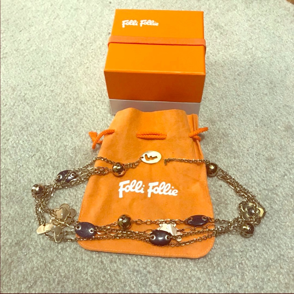 Folli Follie necklace rosegold